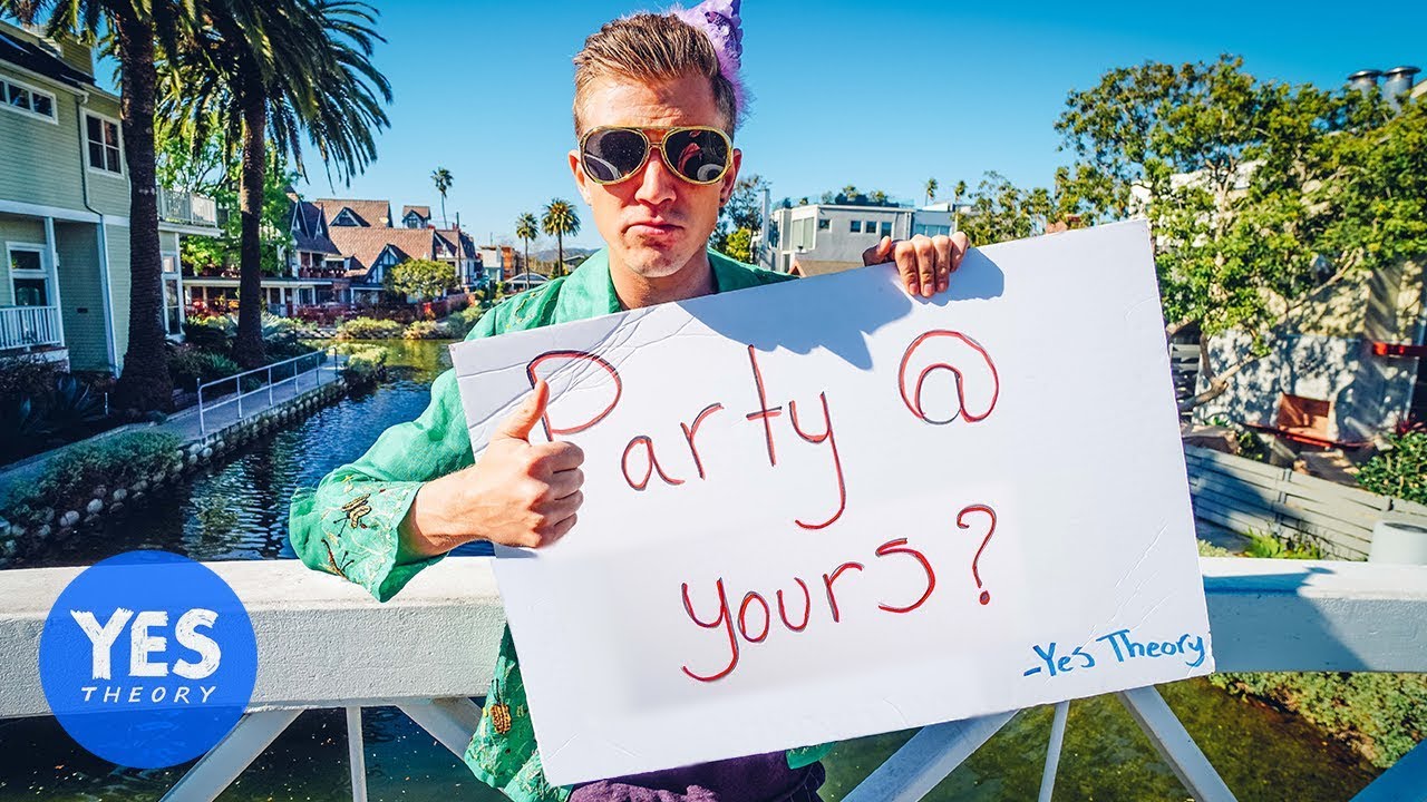 Asking Strangers to Throw a Party at their House