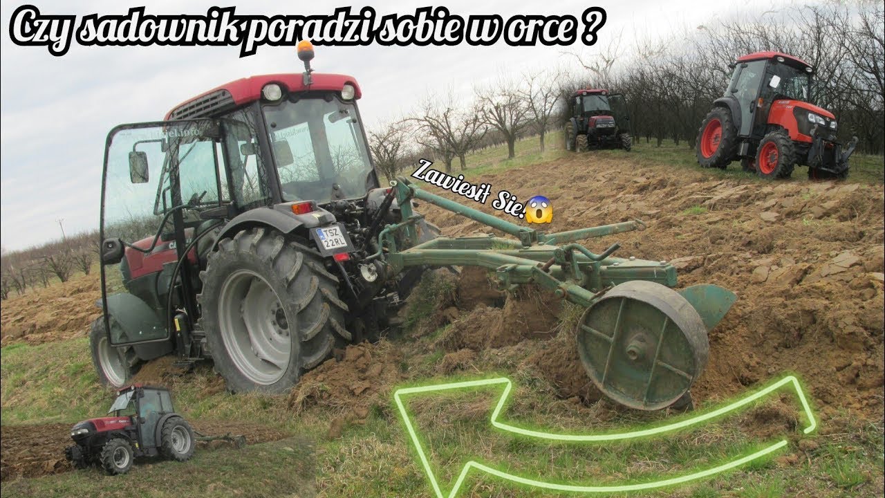 Czy traktor sadowniczy poradzi sobie w orce? WTOPA?! Case IH 75N vs ORKA UGORU