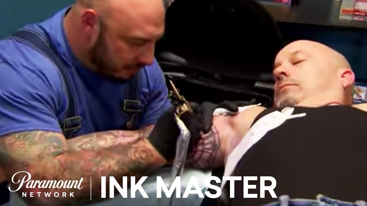 'Stained Glass' Elimination Tattoo Part I | Master vs. Apprentice (Season 6)