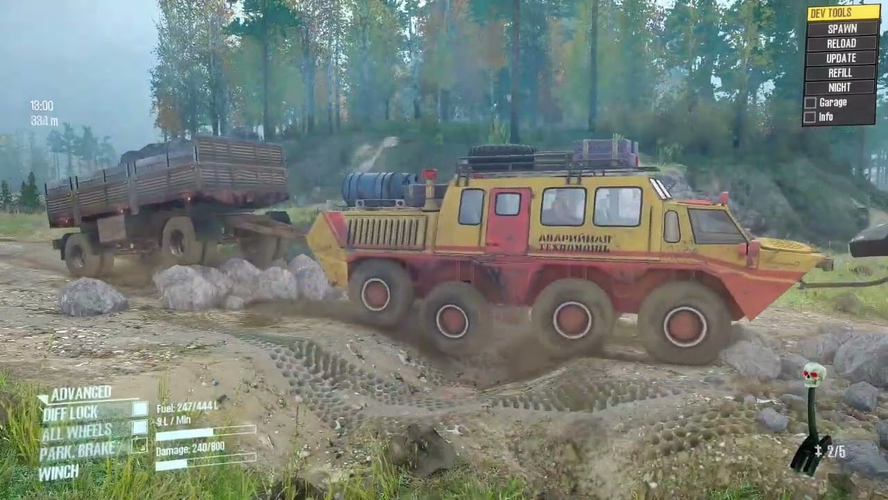 Big Tanker vs Fuel Tanker – Insane Mud Challenge