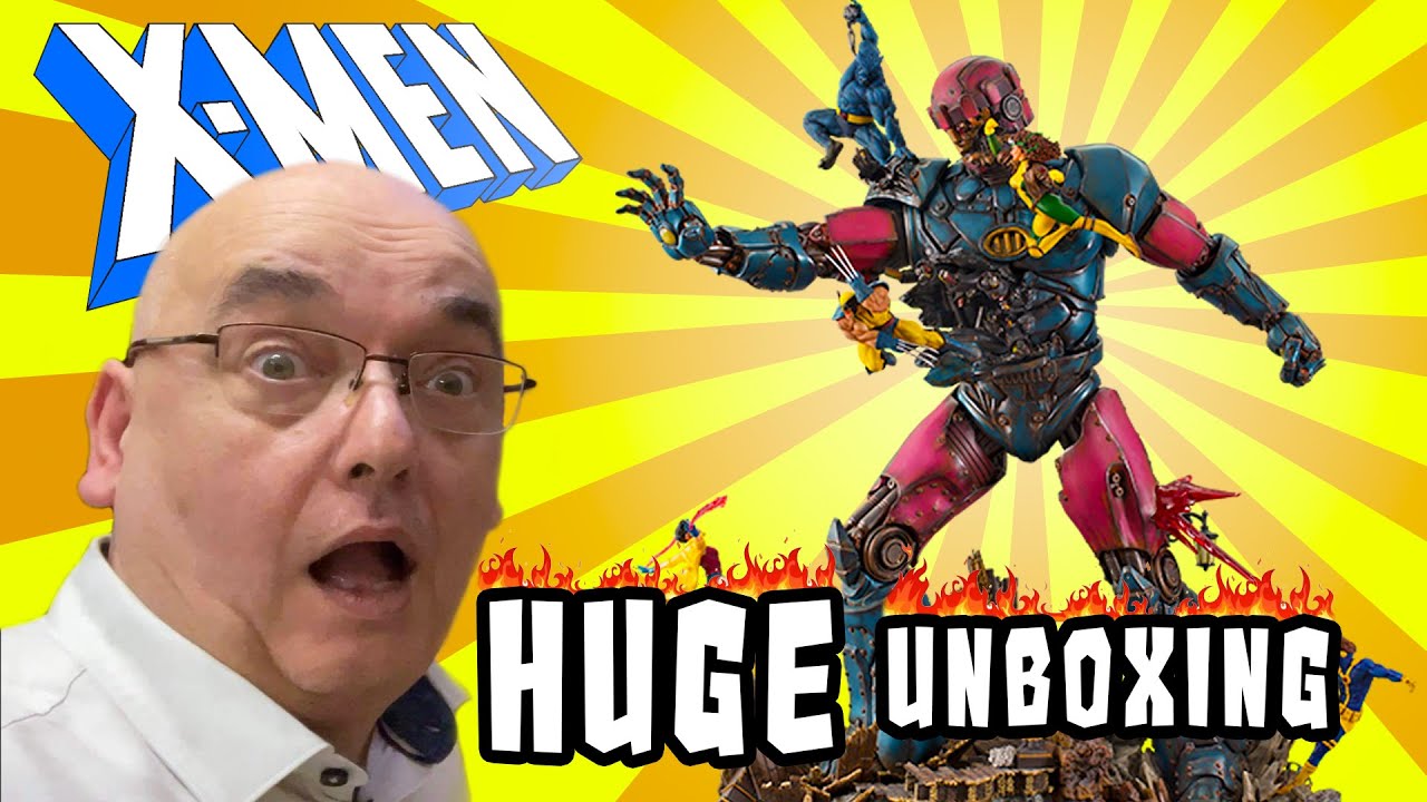 X-MEN vs SENTINEL Diorama!!! Unboxing Iron Studios Huge Statue! Part 1