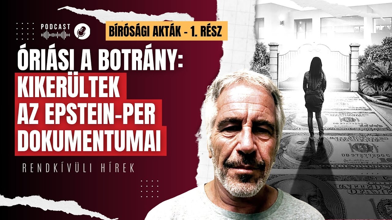 Óriási a botrány: nyilvánosságra hozták az Epstein-lista első részét | Rendkívüli hírek