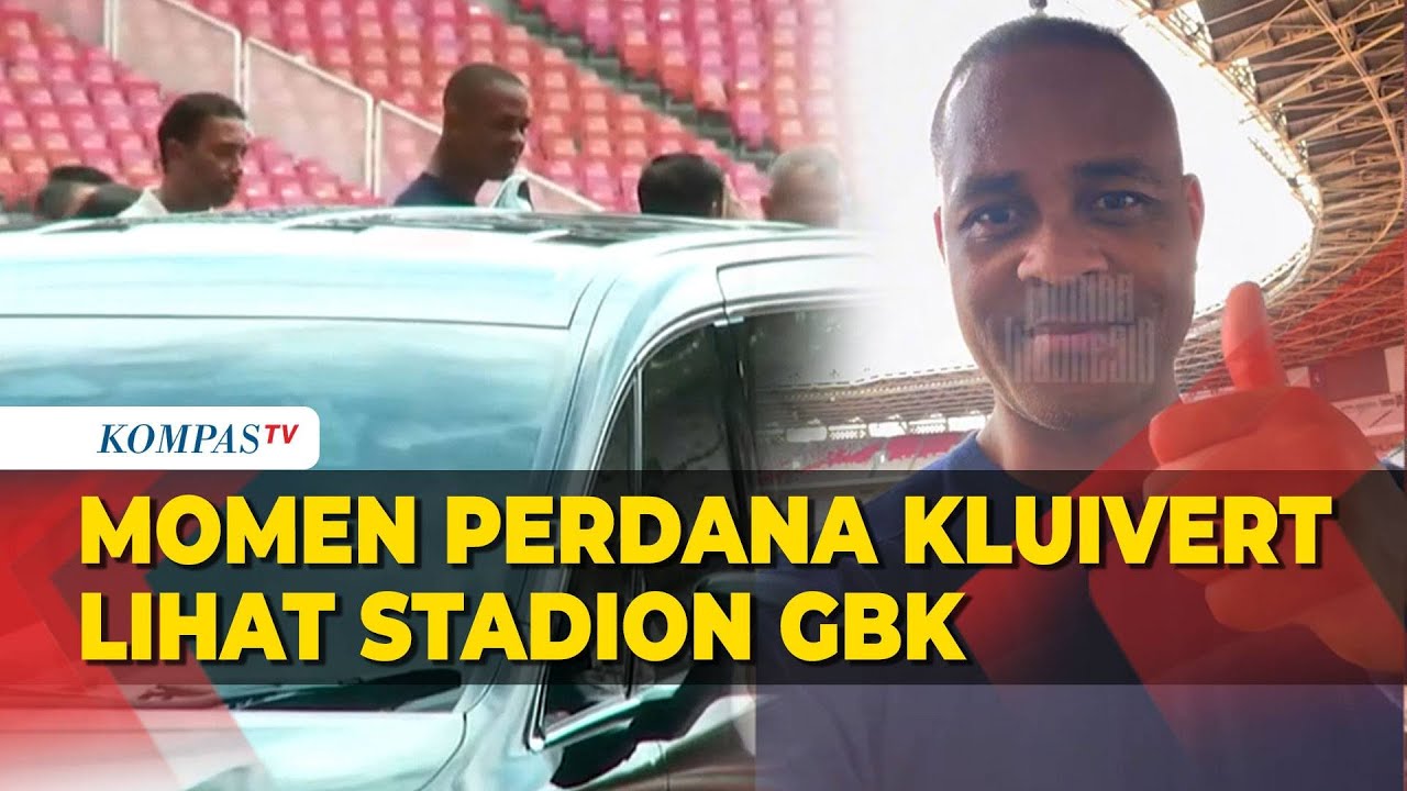 Momen Perdana Patrick Kluivert Cek Stadion GBK, Sehari Diumumkan Jadi Pelatih Baru Timnas