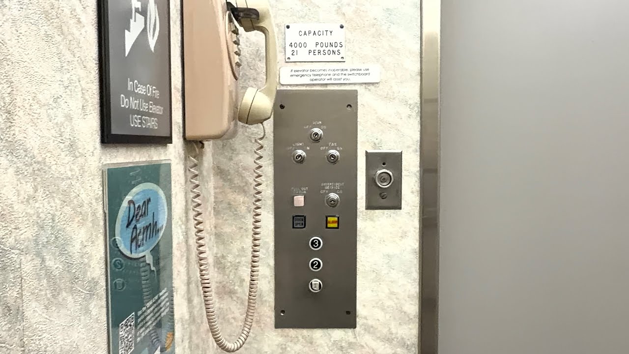 Kittanning, PA | Early 70s Dover Oildraulic Elevator | Armstrong County Memorial Hospital