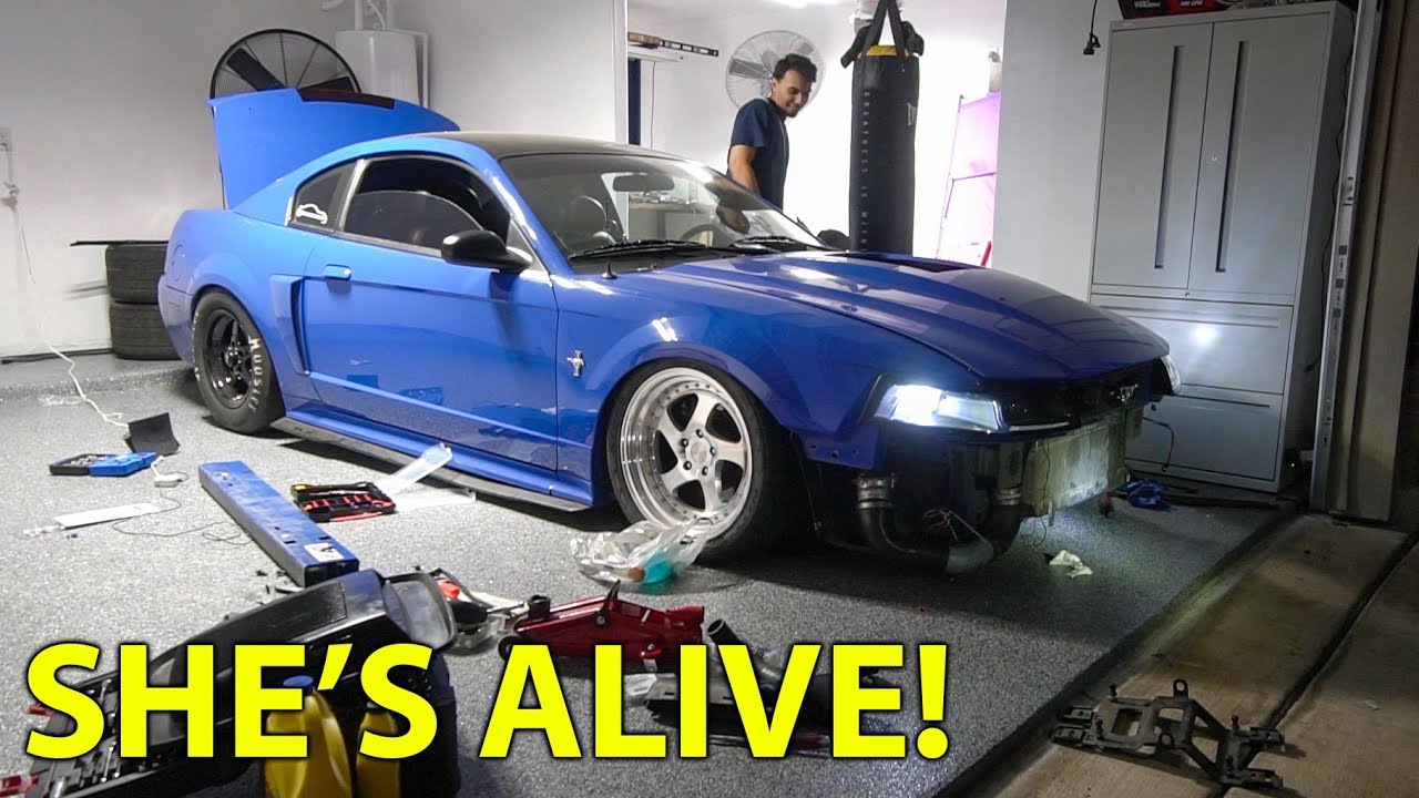 SUPERCHARGED MACH 1 FIRST START UP!!