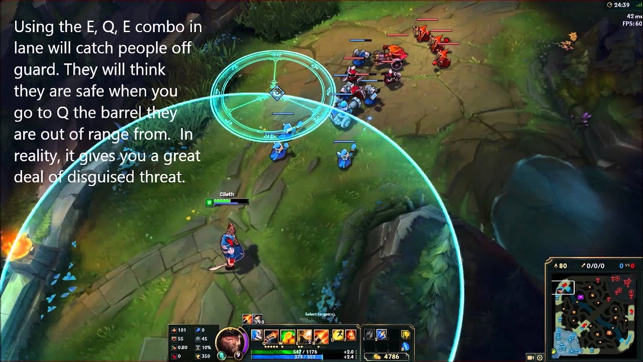 Gangplank Barrel Mechanics