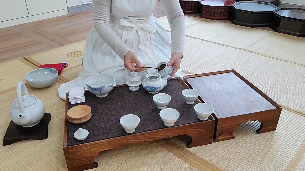 #다도순서  #韓國茶藝 #K-Dado#한국차행다례 (4)