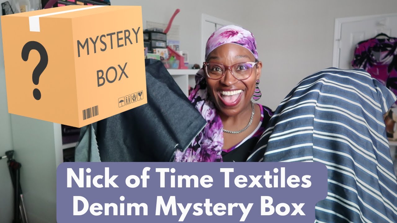 [787]Denim Mystery Boxes from Nick of Time Textiles||#denimfabric