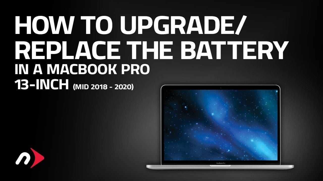 Как обновить/заменить аккумулятор в 13-дюймовом MacBook Pro (середина 2018 г. - 2020 г.)