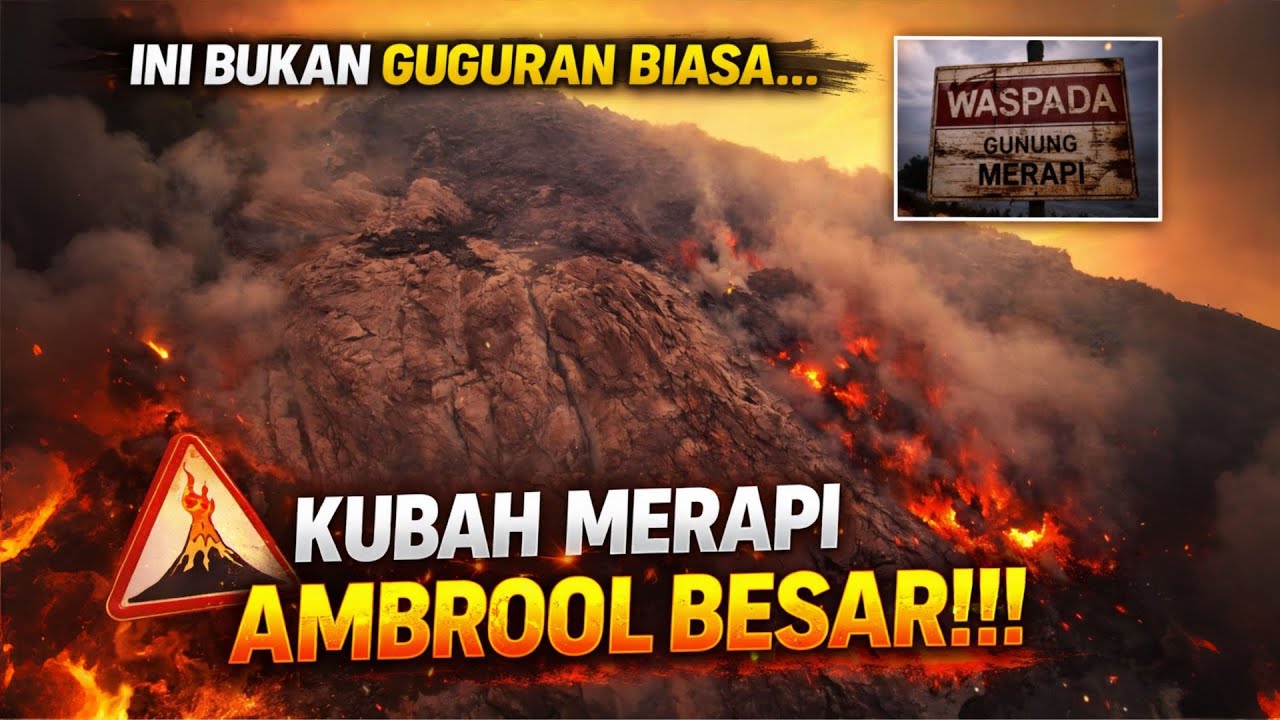 INI BUKAN GUGURAN BIASA… KUBAH MERAPI AMBROOOL BESAR!!!