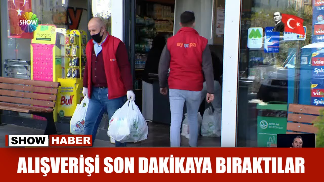 Alışverişi son dakikaya bıraktılar