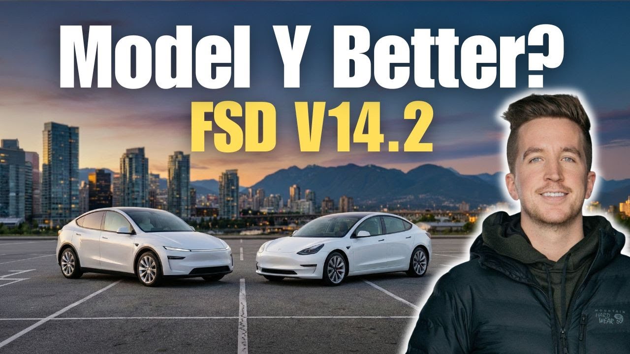 Тестирование FSD V14.2 — Модель 3 против Модели Y
