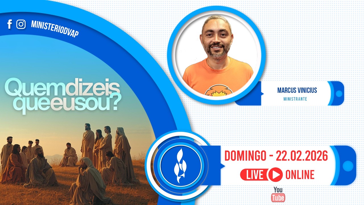 LIVE#D012/2026 - Quem dizeis que eu sou?