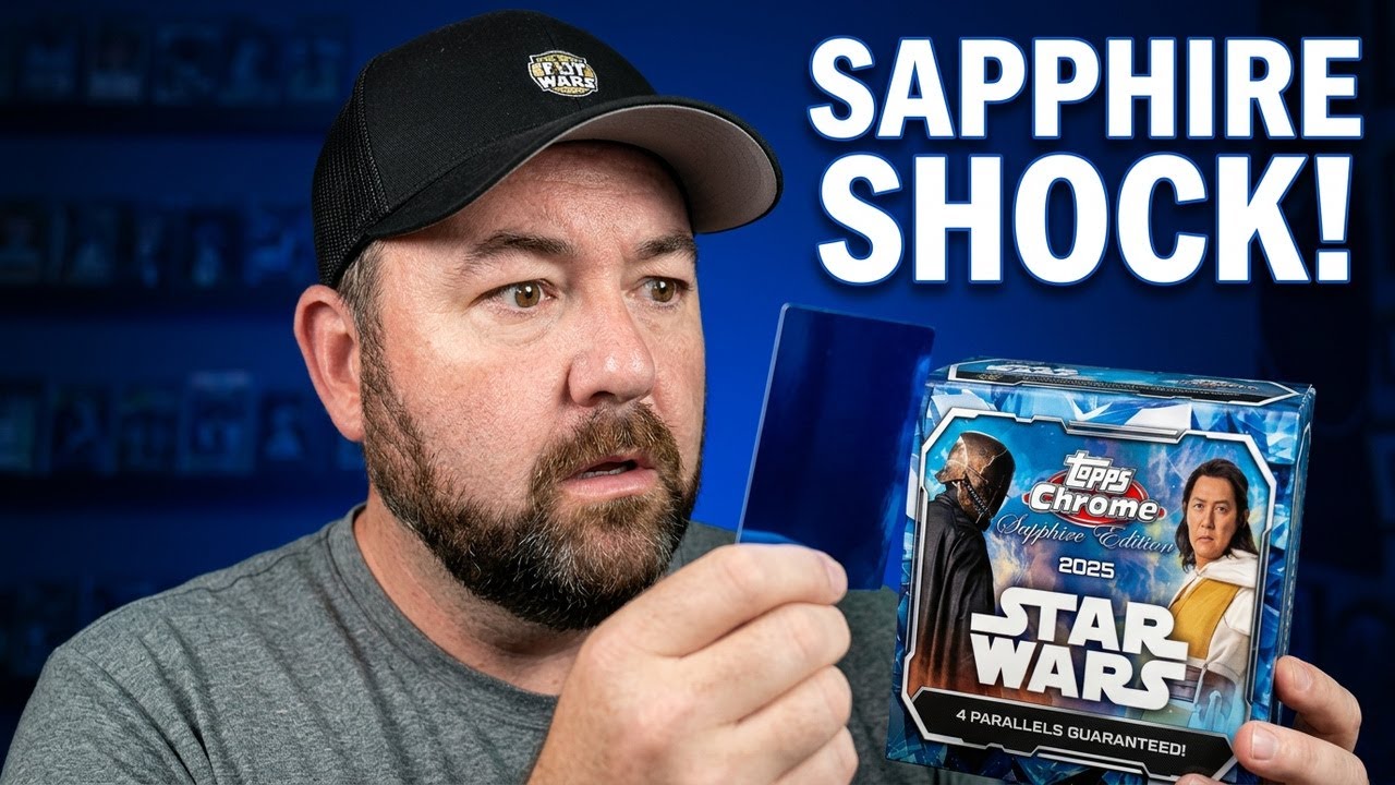 💎 ОГРОМНЫЙ ПАРАЛЛЕЛЬНЫЙ РЫВОК! Topps Chrome Sapphire Star Wars Edition 2025 года 🤯
