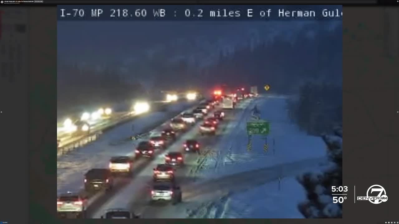 Blizzard hammers Colorado's mountains, creating treacherous road conditions