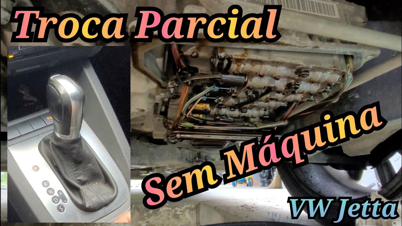 Troca de óleo parcial do câmbio automático do jetta, pode fazer em casa