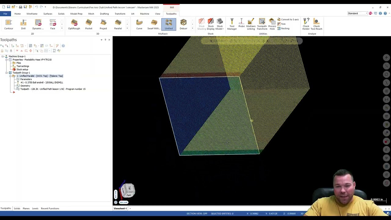 Unified Toolpath (Cut Pattern)