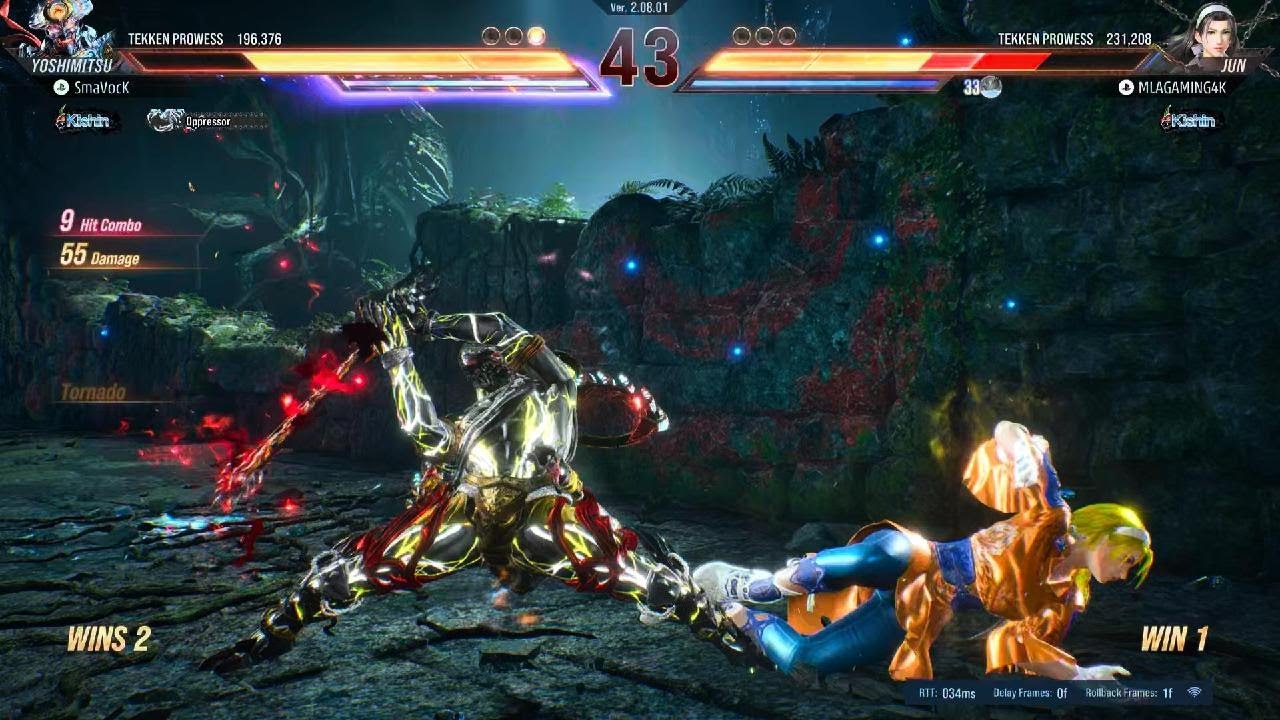 TEKKEN8 yoshimitsu vs jun kazama online battle