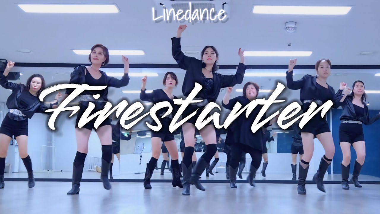 Firestarter Linedance | 파이어스타터 라인댄스| Intermediate | Demo | 중급라인댄스 |  GOODLINE 이희선 💛
