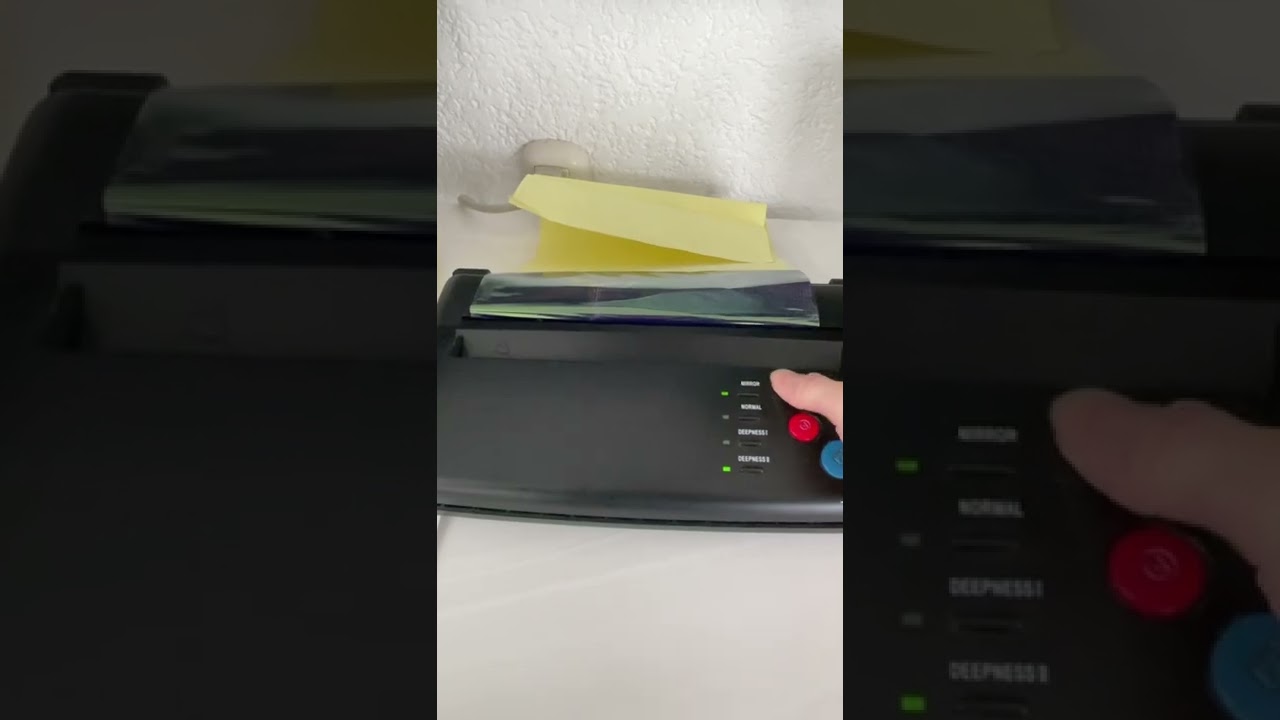 Tattoo stencil transfer machine problem, solved :D