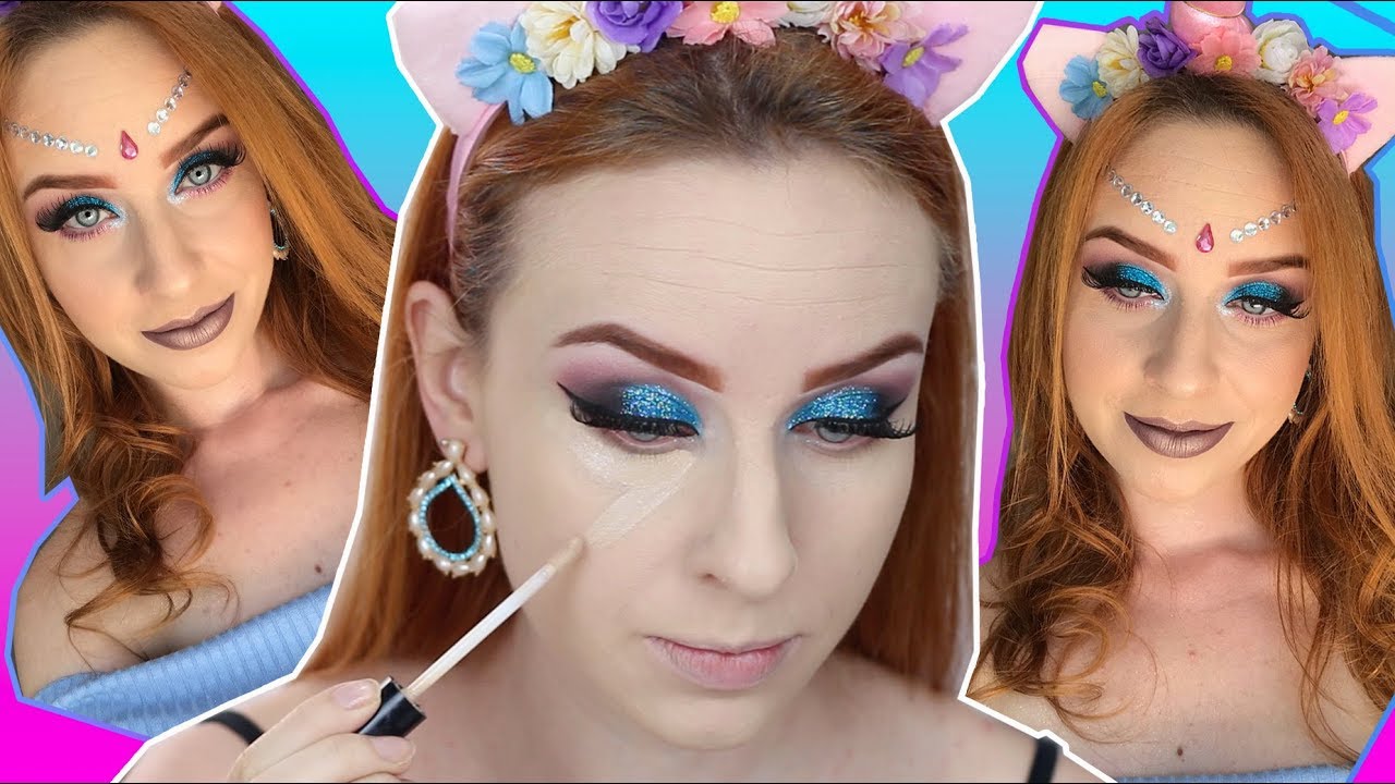 TENTEI CRIAR UMA MAKE DE UNICÓRNIO JUNTO COM VOCÊS - Será que consegui? 🤔 | Priscila Simões