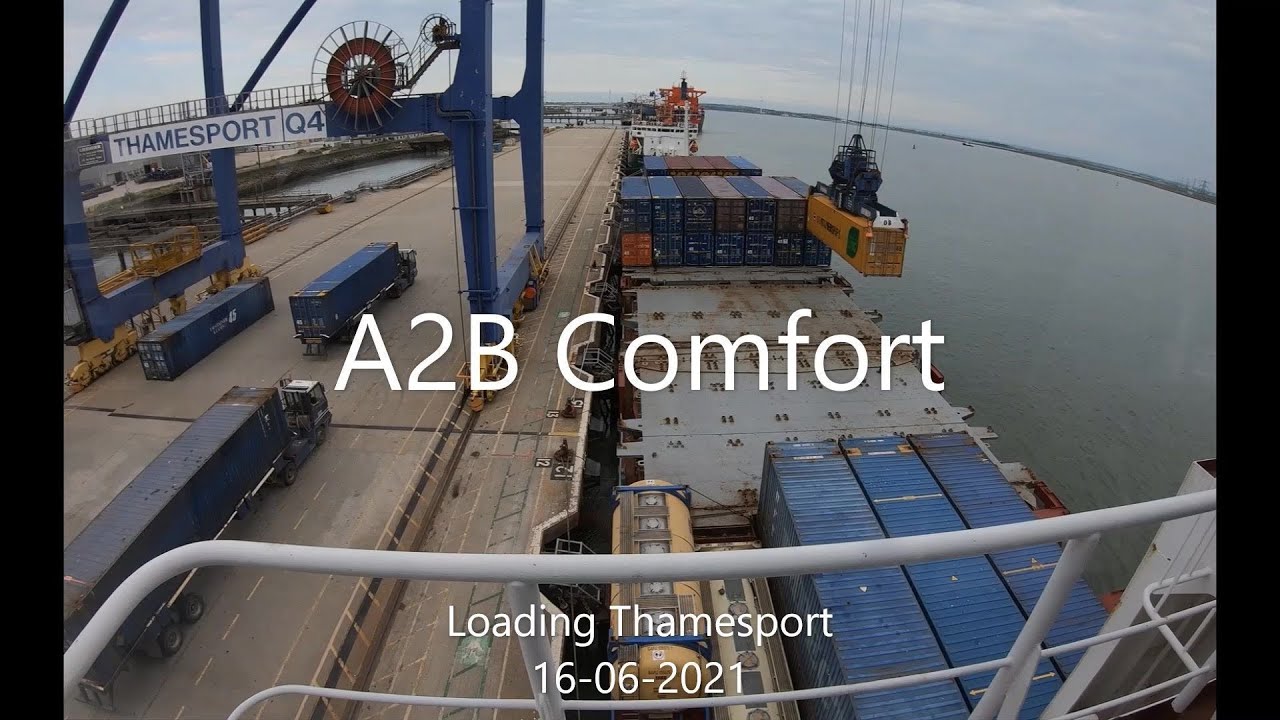 Timelaps: A2B Comfort Thamesport loading 16-06-2021