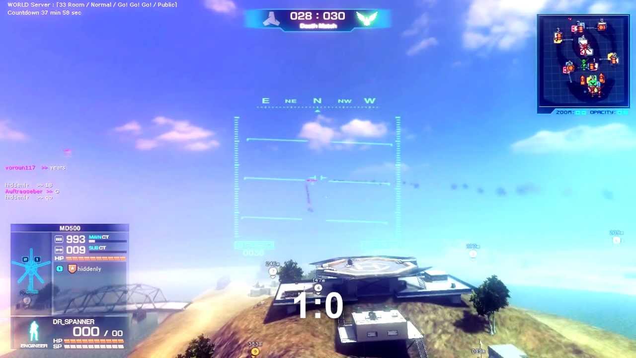 |HD| WarRock Dogfight | Hiddenly vs Rache