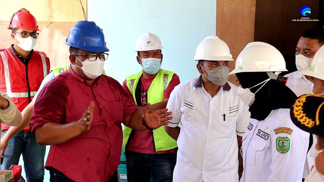 Wakil Bupati Madina Meninjau Progres Pembangunan Pasar Baru Panyabungan