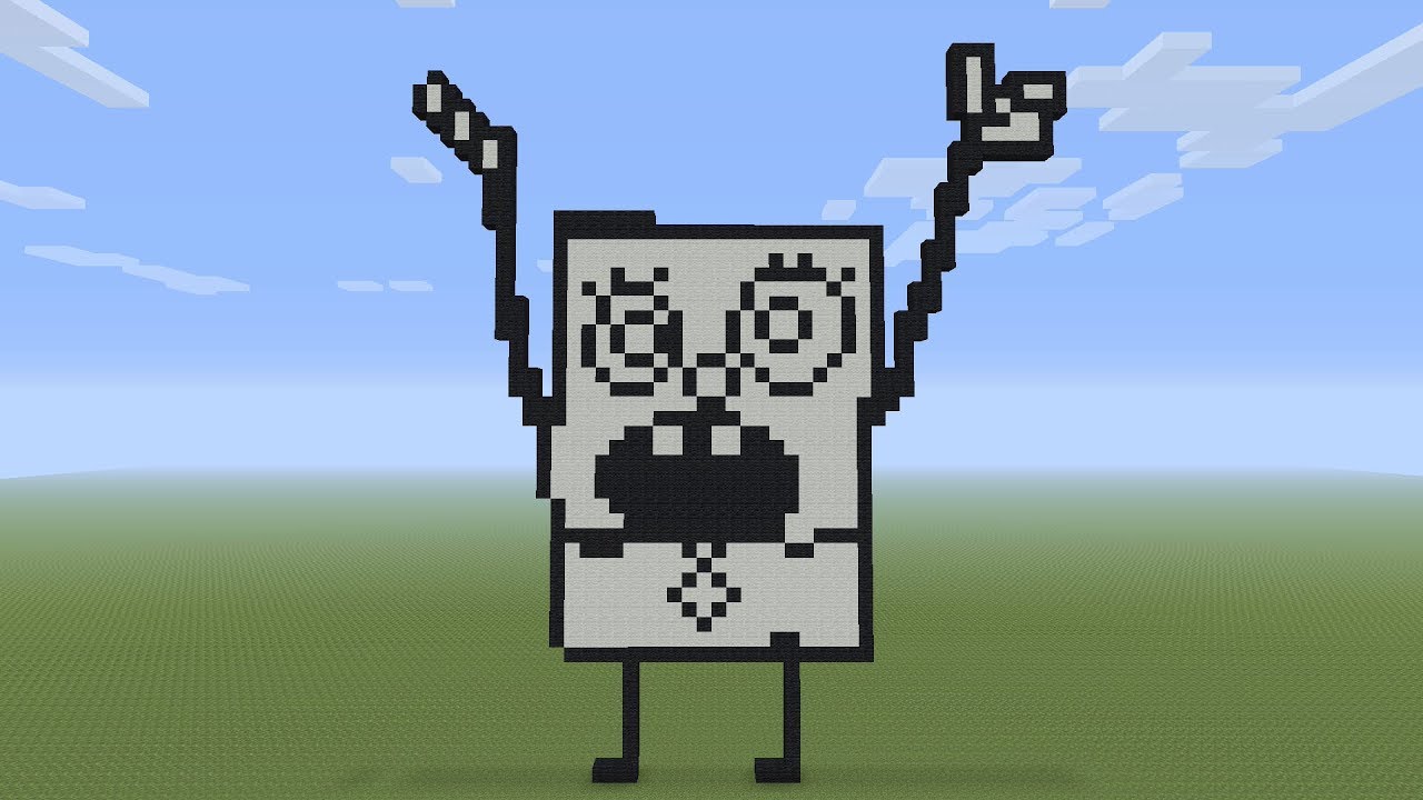 Minecraft Pixel Art - DoodleBob