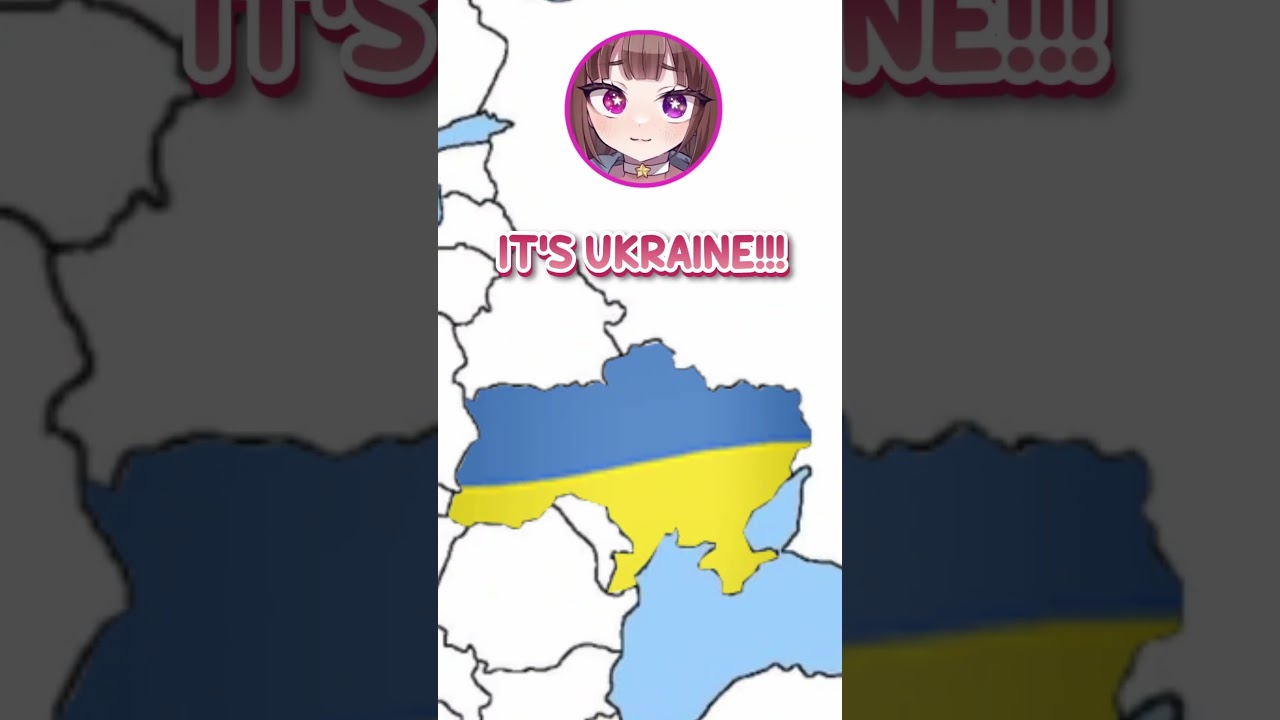 Can this VTuber identify Poland on the WORLD MAP? 😱 Spoiler: she can't lol #vtuberclips #shorts