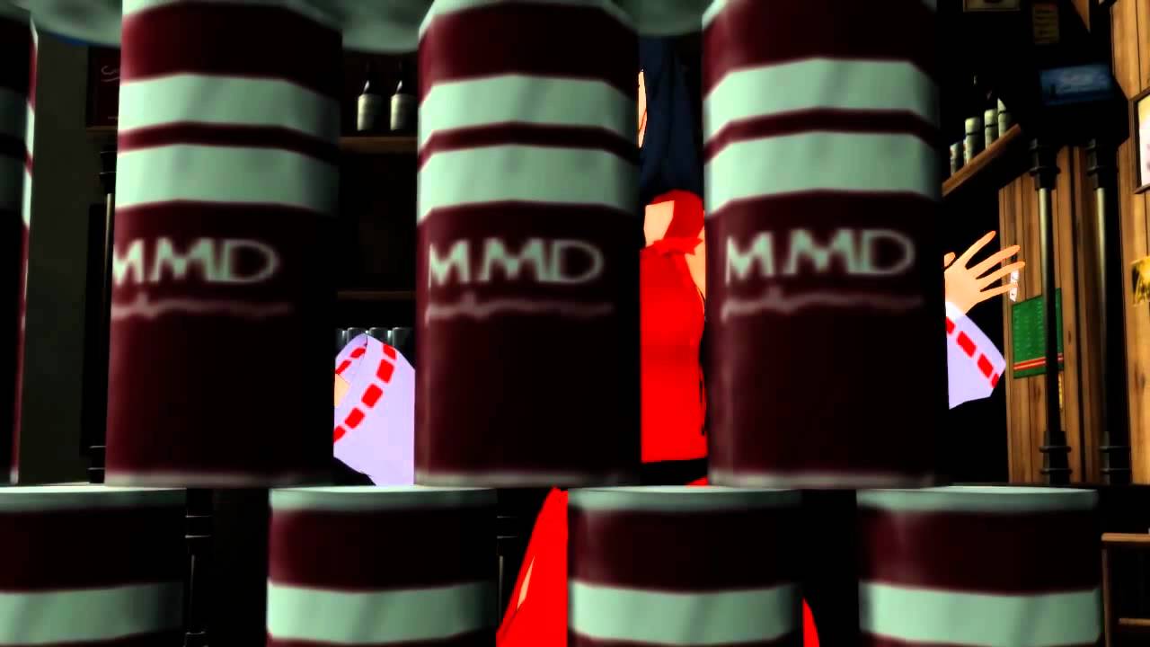 [Touhou MMD] Kocchi Muite MIKO [HD]
