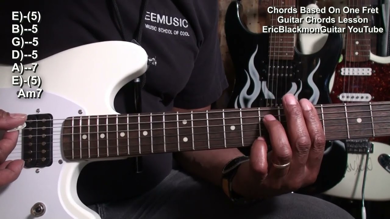 The Secret To Playing & Knowing Chords Up & Down The Guitar Neck @EricBlackmonGuitar