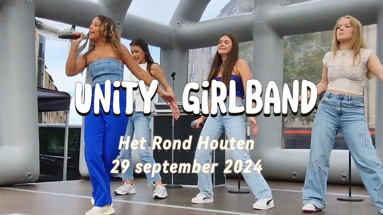 Unity girlband - live optreden bij Het Rond in Houten op 29 september 2024