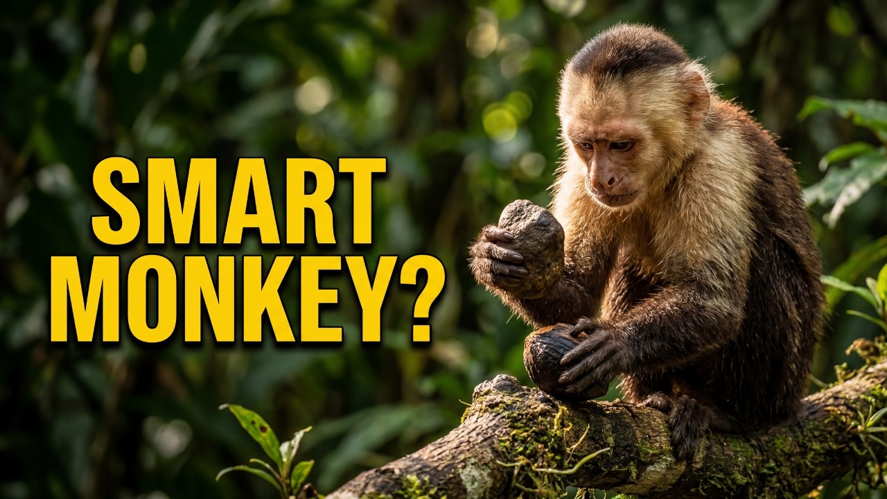 Capuchin Monkey Using Tools – The Tiny Primate With Human-Like Intelligence