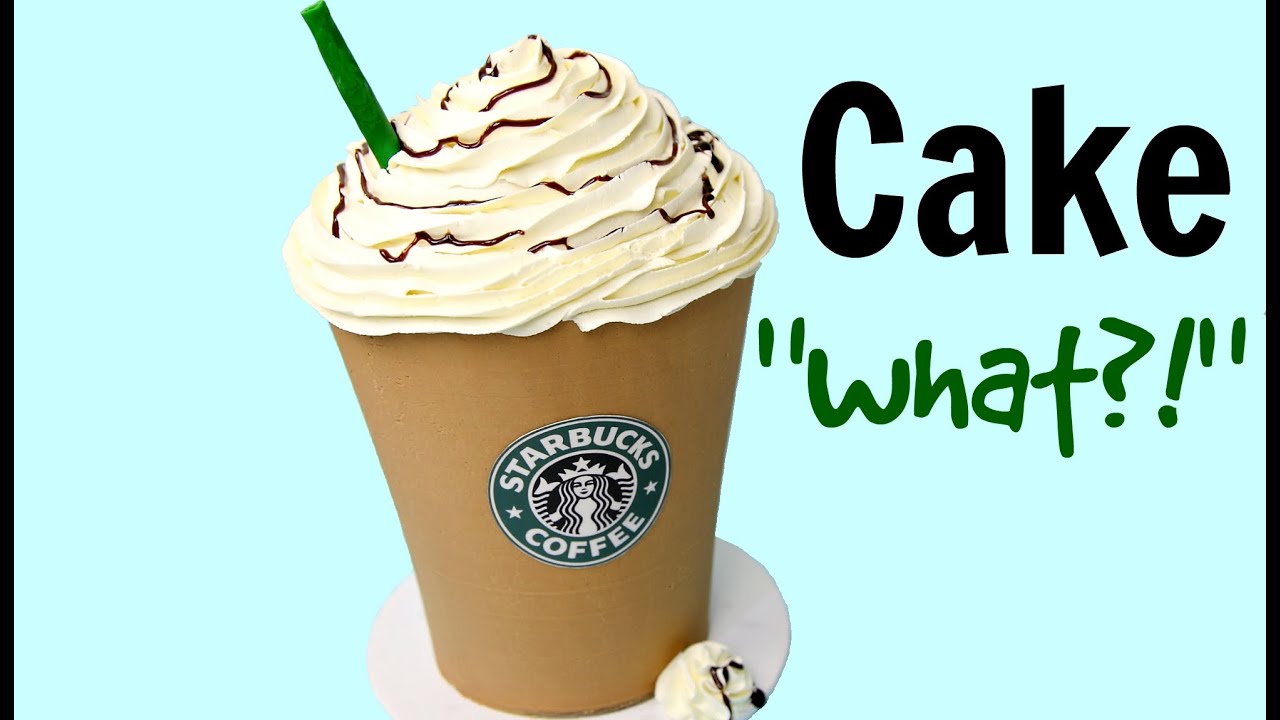 Giant Starbucks Mocha Frappuccino Cake - CAKE STYLE