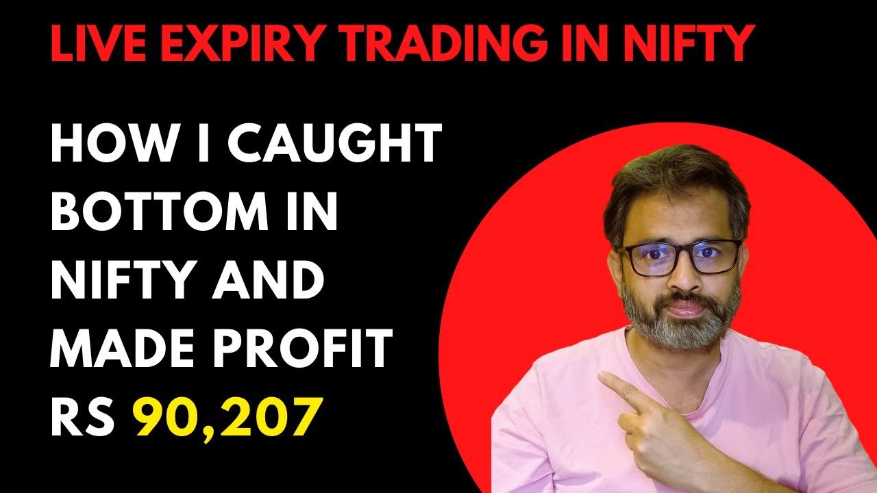 Торговля в прямом эфире на Nifty &mdash; Как я поймал дно и заработал 90 207 рупий