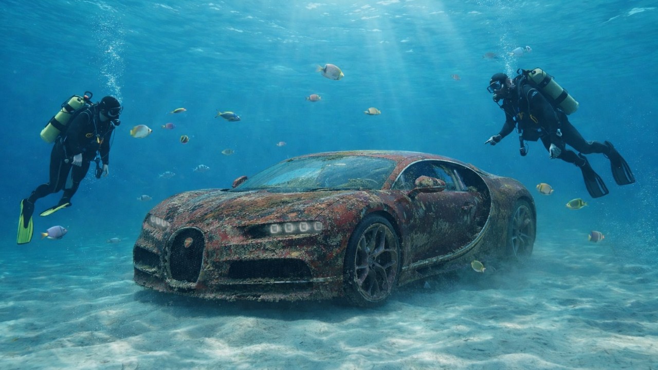 Divers Discovered a BUGATTI on the Ocean Floor… Then This Happened
