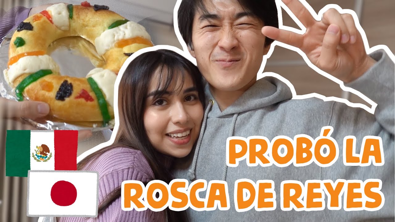 COMIMOS ROSCA DE REYES EN JAPÓN 👑 // Juli & Takashi