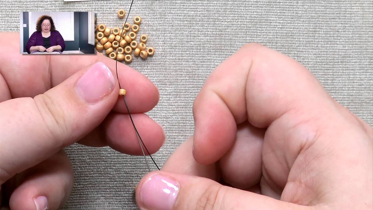 Stitches: Two-Needle Start for Peyote