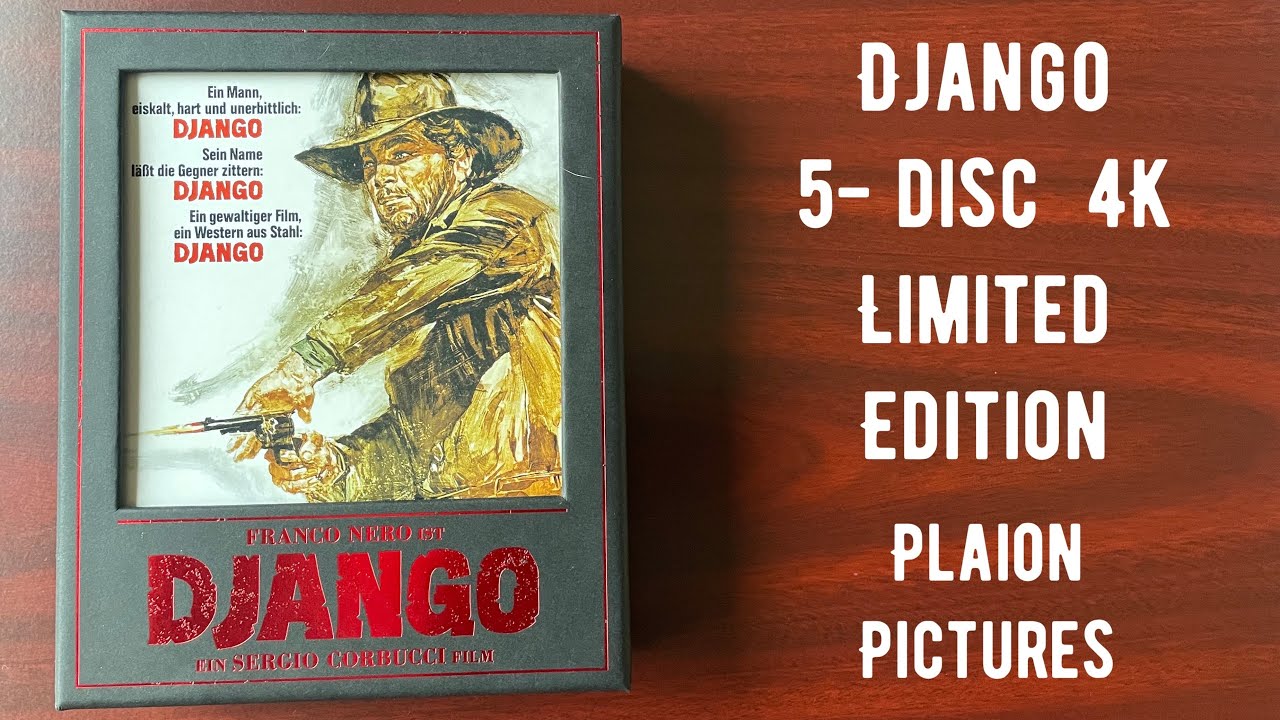 “Django” 5 disc 4K Limited edition from Plaion Pictures