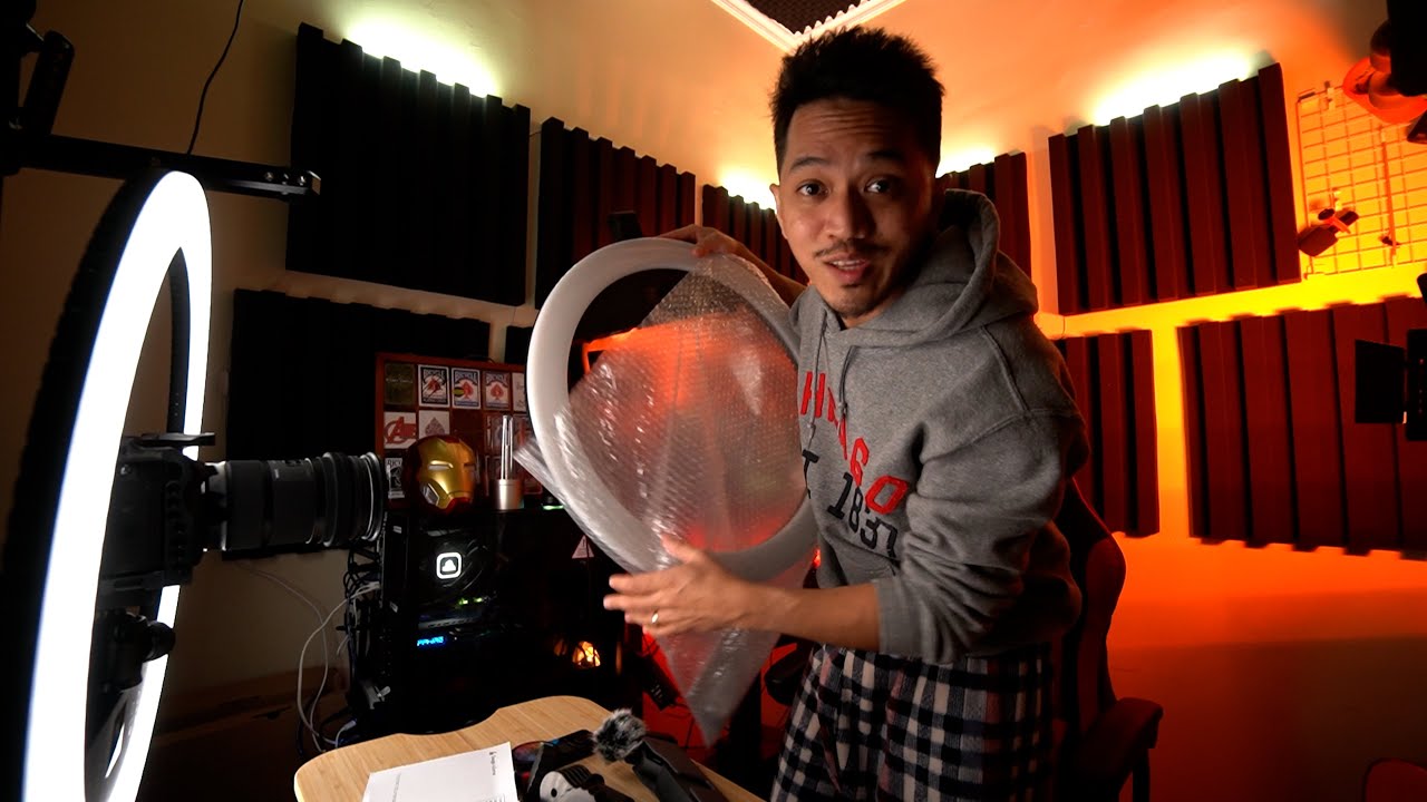 Ring light setup! Thanks, Yongnuo!