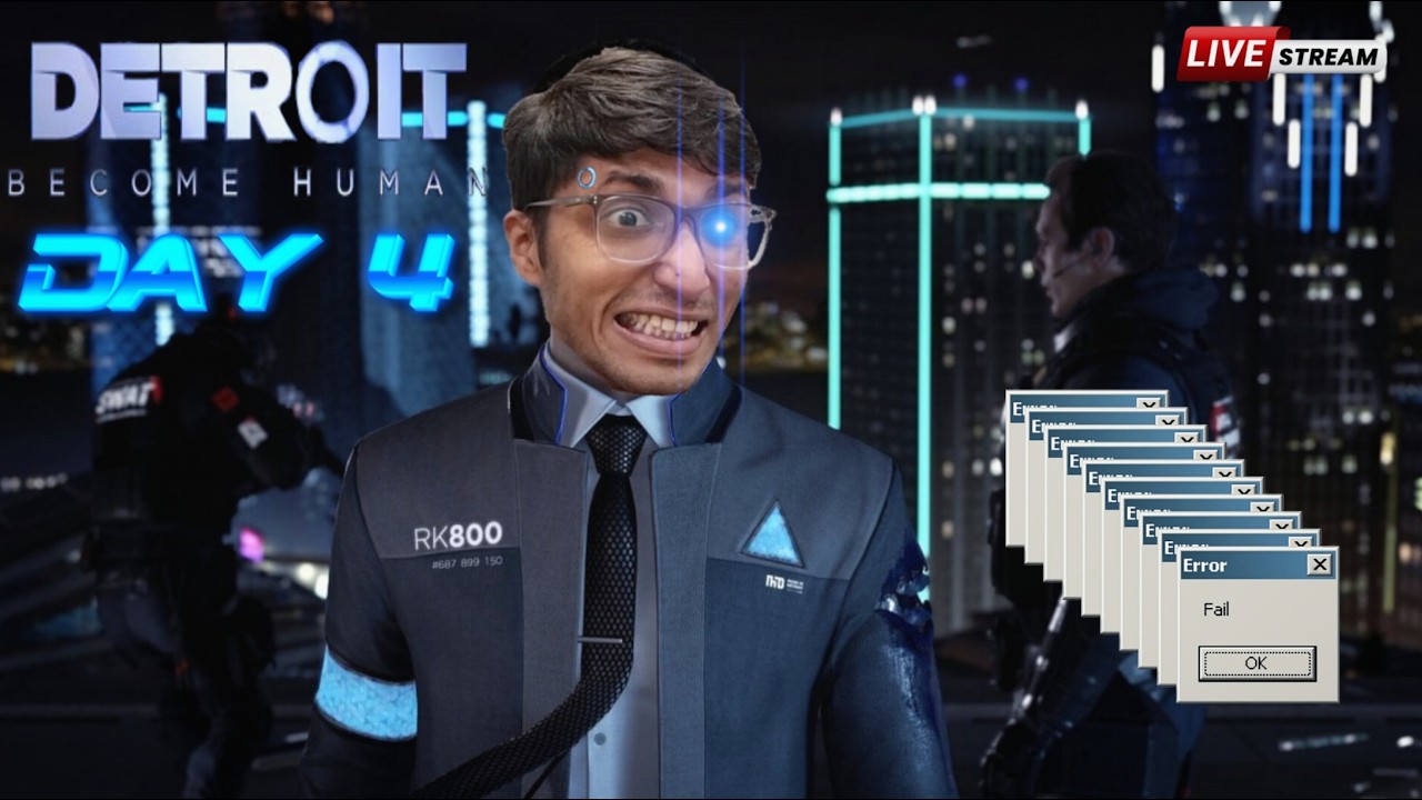 DAY 4 - DETROIT BECAME HUMAN - ACHAACHAN IS LIVE