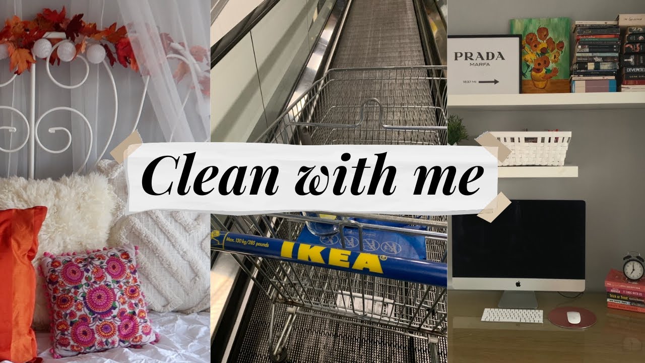 HUGE BEDROOM DECLUTTER  🛏🧽 Ikea trips, clean with me