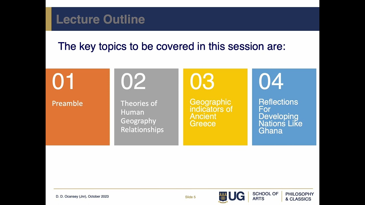 LECTURE 2: GEOGRAPHY OF THE ANCIENT GREEK CIVILISATION (PART 1)