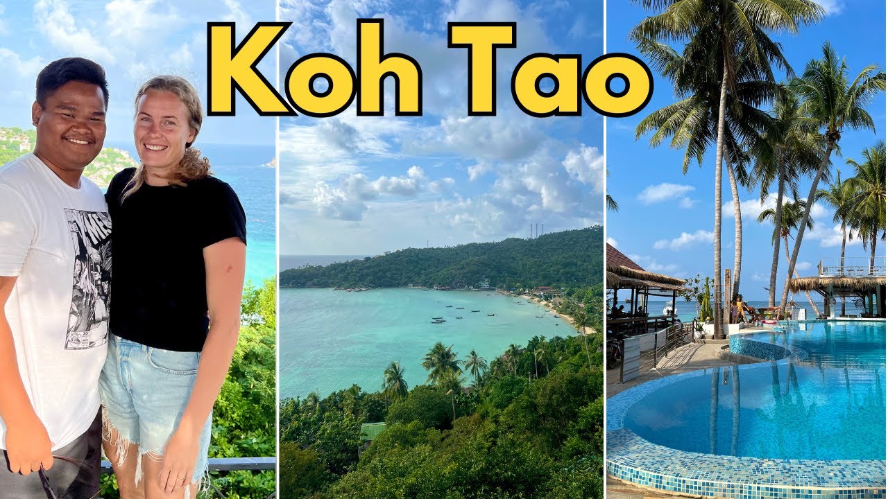 First Day EXPLORING Koh Tao - Renting Motorbikes, ViewPoints, Beaches - Thailand Vlog