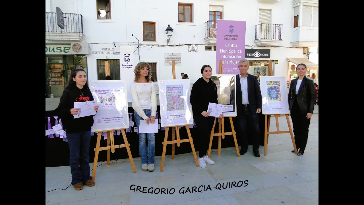 Acto Institucional con motivo  de la Eliminación de la Violencia de Género Ayuntamiento Estepona.