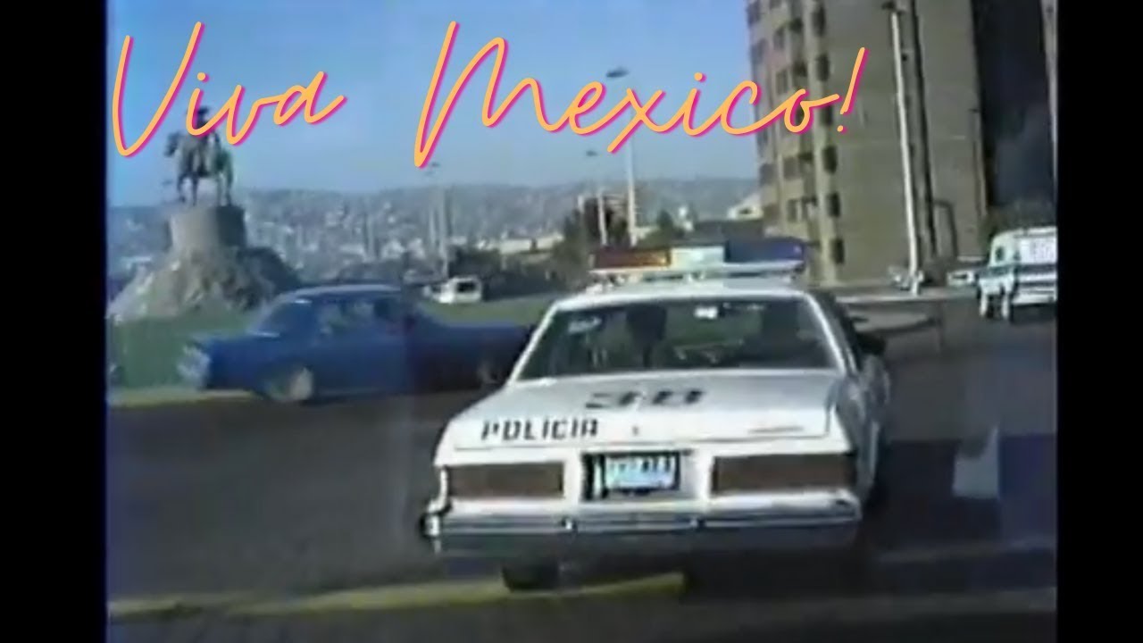 1980's Vintage Video Footage of a Drive Through the City of Tijuana in the 1980&rsquo;s