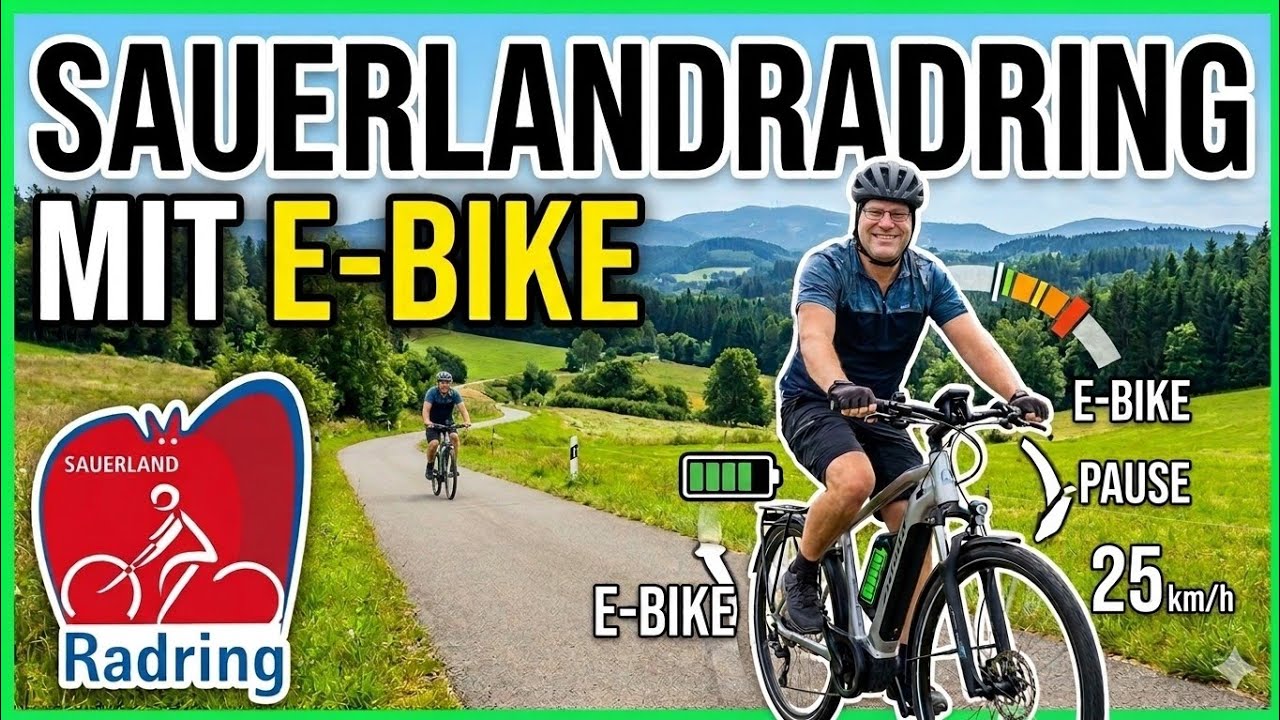 Sauerlandradring Sauerland tour mit dem  Riese und Müller