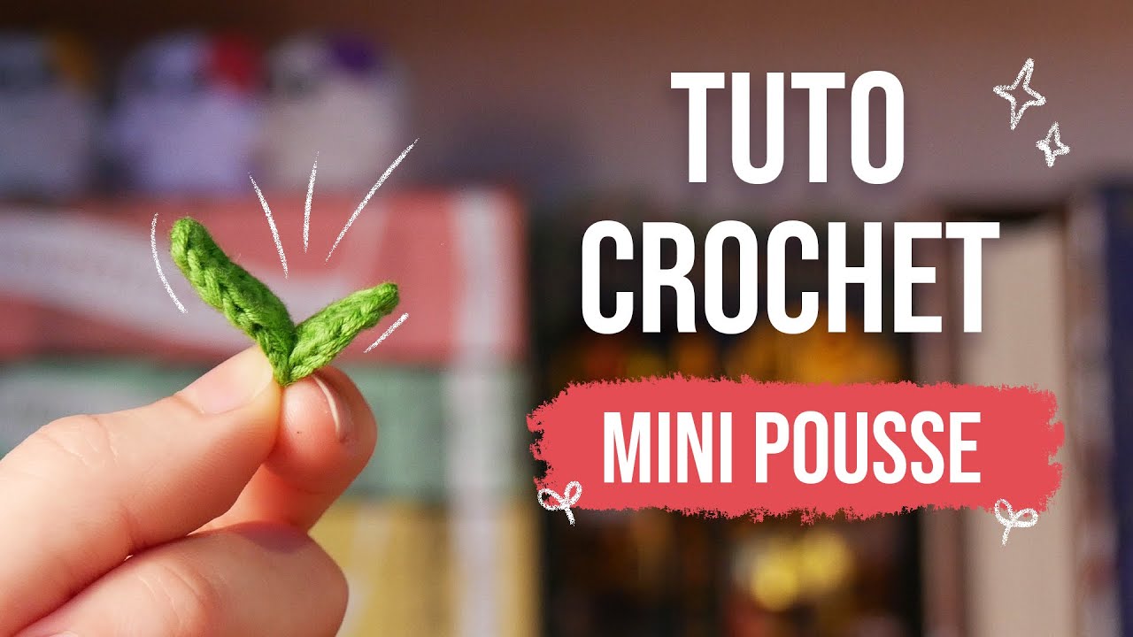 Mini pousse au crochet 🌱 Tuto rapide et facile