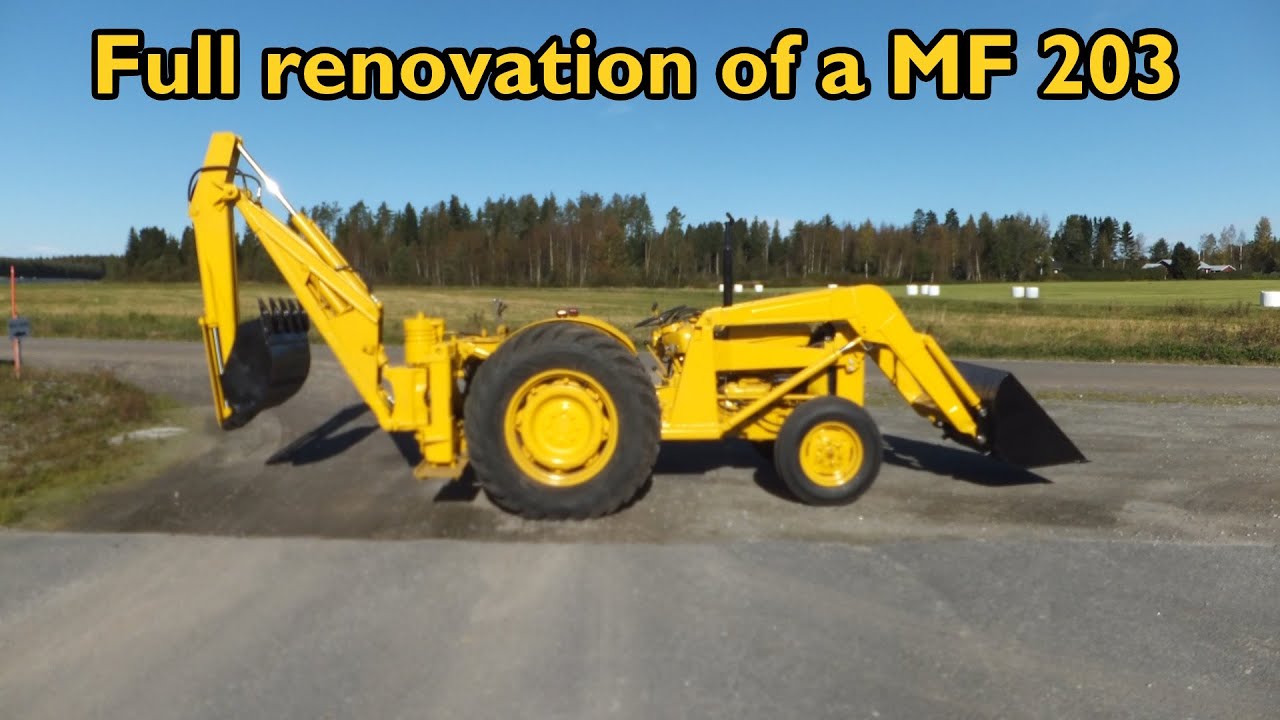 Fully renovating a MF 203